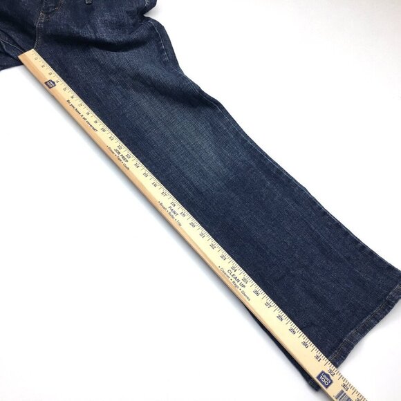 Levi's 515 Women's Jeans Boot Cut Dark Wash Stretch size 12 length 32" - Picture 6 of 11